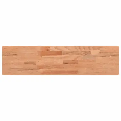 vidaXL Stenska polica 80x20x4 cm trdna bukovina