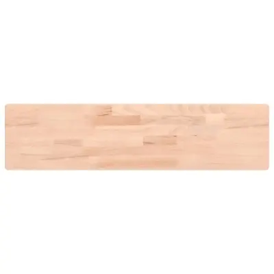 vidaXL Stenska polica 80x20x4 cm trdna bukovina