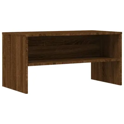 vidaXL TV omarica rjavi hrast 80x40x40 cm inženirski les