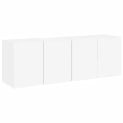 vidaXL Stenske TV omarice 2 kosa bela 60x30x41 cm