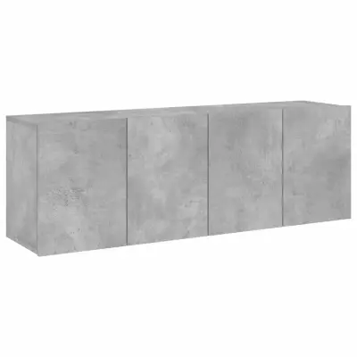 vidaXL Stenske TV omarice 2 kosa betonsko siva 60x30x41 cm