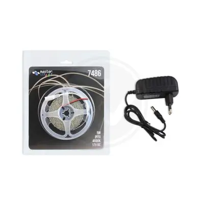 Komplet LED trak 2835 5m 300 LED IP20 nevtralno bel 4500K + napajalnik
