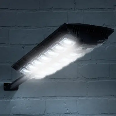 LED stenski solarni reflektor s senzorjem gibanja 520 LED 3000 lm 20W 4500 mAh IP65