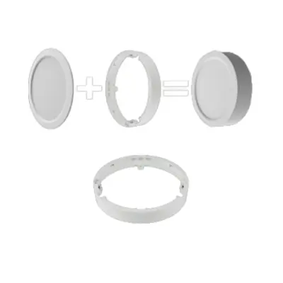 Okvir za nadgradno montažo LED panel okrogli 18W 3CCT IP54