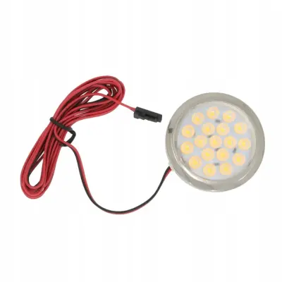 Pohištvena LED svetilka 1,5W 12V 6600K okrogla
