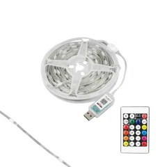 RGB LED dekoracijski trak kroglice 8mm 100 LED 10m, aplikacija, daljinski upravljalnik