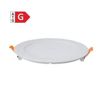 Vgradni LED panel okrogli 12W 4000K 850lm IP40 fi 170x26mm /fi 155mm