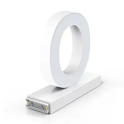 LED črka O 75mm za sestavo napisa Arial 6500K "klik" bela