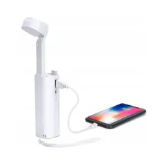 Powerbank zložljiva namizna polnilna LED svetilka 3W 4500K s funkcijo polnjenja mobilnih naprav