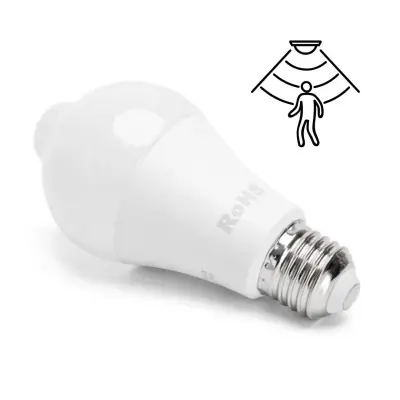 LED sijalka s senzorjem gibanja E27 A60 12W 1200lm 3000K