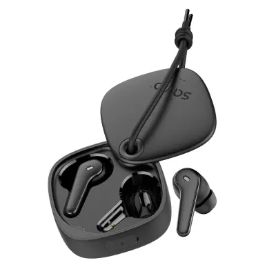 Bluetooth 5.3 brezžične slušalke z vgrajenim mikrofonom z redukcijo hrupa ENC in polnilno postajo