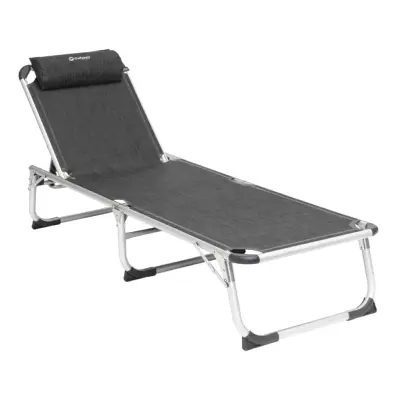 Outwell Zložljiv ležalnik New Foundland črn in siv