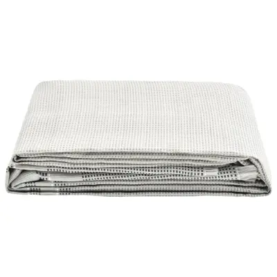 vidaXL Preproga za šotor 450x300 cm siva