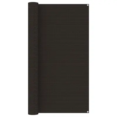 vidaXL Preproga za šotor 200x200 cm rjava