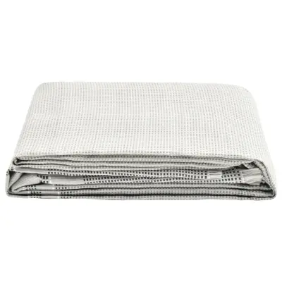 vidaXL Preproga za šotor 300x250 cm siva