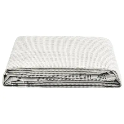 vidaXL Preproga za šotor 400x250 cm siva
