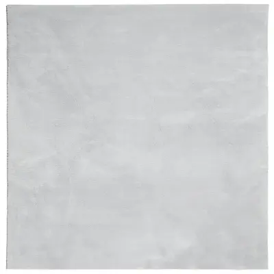 vidaXL Preproga HUARTE kratka vlakna mehka in pralna siva 120x120 cm