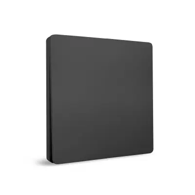 Brezžično stikalo KINETIC brez baterij 433 Mhz IP65 enojno črno
