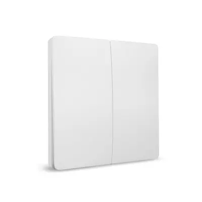 Brezžično stikalo KINETIC brez baterij 433 Mhz IP65 dvojno belo