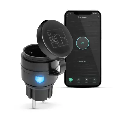 Pametna Wi-Fi zunanja vtičnica IPX4 Amazon Alexa, Google Home, Siri, IFTTT