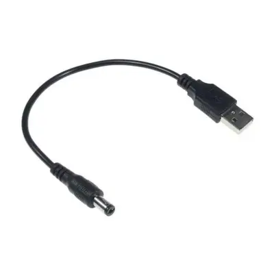 USB DC LED konektor USB moški / DC moški za 5V LED trakove 20cm