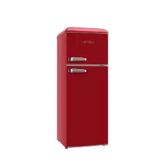 ETA Retro kombinirani hladilnik Storio [E, V: 148cm, H: 170L, Z: 45L, rdeč]