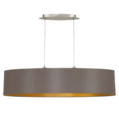 EGLO Viseča svetilka Maserlo 100 cm kapučino 31619