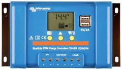 Victron Energy Blue-Solar PWM-LCD&USB solarni krmilnik polnjenja pwm 12 V\, 24 V 20 A