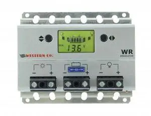 Western Co. WR20 solarni krmilnik polnjenja pwm 12 V\, 24 V 20 A