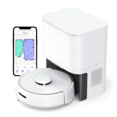Mini robotski sesalnik K10+ - Switchbot - Kompakten - 4-litrska posoda za prah - Podpira Alexa in Google Assistance