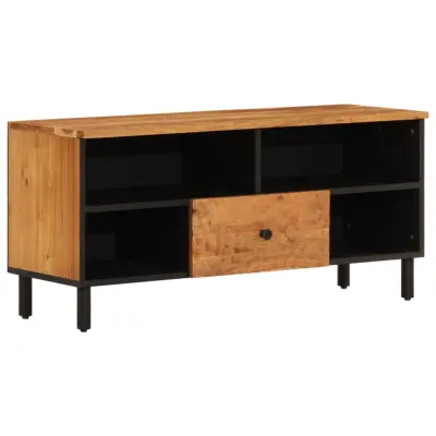 vidaXL TV omarica 100x33x46 cm trden akacijev les