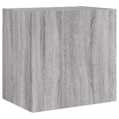 vidaXL Stenska TV omarica siva sonoma 40,5x30x40 cm inženirski les