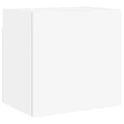 vidaXL Stenska TV omarica bela 40,5x30x40 cm inženirski les