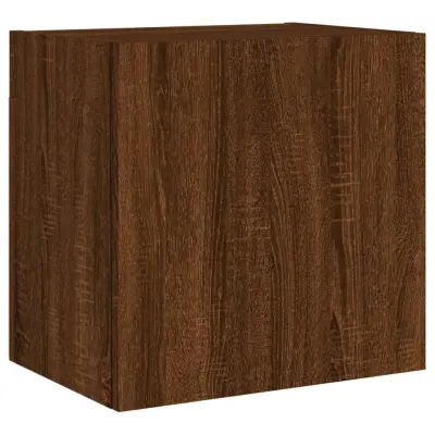 vidaXL Stenska TV omarica rjavi hrast 40,5x30x40 cm inženirski les