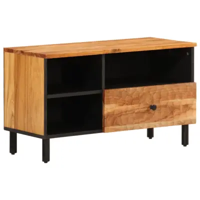 vidaXL TV omarica 80x33x46 cm trden akacijev les