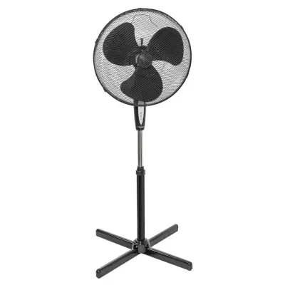 Bestron Stoječi Ventilator z Daljincem 45 cm 45 W Črn ASV45ZR