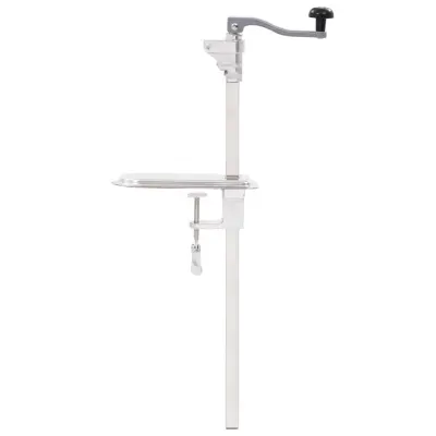 vidaXL Odpirač za konzerve srebrn 70 cm aluminij in jeklo