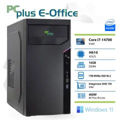 PCPLUS e-Office i7-14700/16GB/1TB/Windows 11 Home namizni računalnik