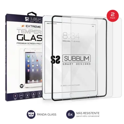 Protector Pantalla Subblim Ext Eplan Stekleni iPad 9,7 2018-17/Pro 9,7/iPad 5 x2