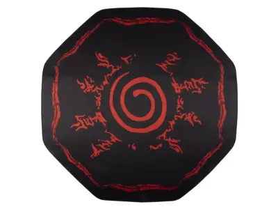 Konix Naruto Shippuden Gaming Office stol stolček za zaščito tal - protistapna prevleka - Hakke TEAL Design