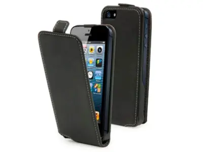 Khora KH-21452-FOLIO OVITEK ČRNA za iPhone 5/5s