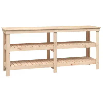 vidaXL Delovna miza 181x50x80 cm trdna borovina