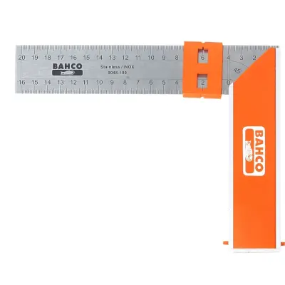 BAHCO Tesarski Kotnik 400 mm Oranžne Barve 9048-400