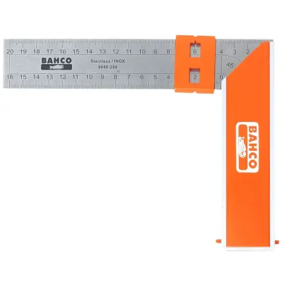 BAHCO Tesarski Kotnik 300mm Oranžne Barve 9048-300