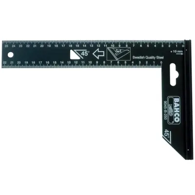 BAHCO Tesarski Kotnik 250 mm Črne Barve 9045-B-250