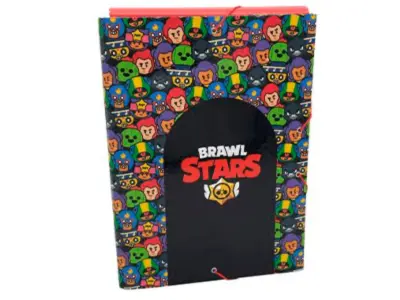 Brawl Stars – zavihki za mape, šolske potrebščine, Carpersans, omare za datoteke, večbarvni, uradni izdelek (blagovne znamke CyP)