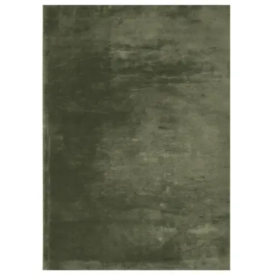 vidaXL Preproga HUARTE kratkimi vlakni mehka pralna zelena 120x170 cm