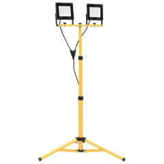 vidaXL LED reflektor s stojalom 2x50 W hladno bel