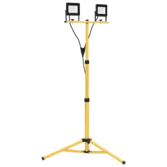 vidaXL LED reflektor s stojalom 2x30 W hladno bel