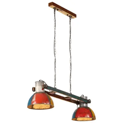 vidaXL Industrijska viseča svetilka 25 W večbarvna 111 cm E27